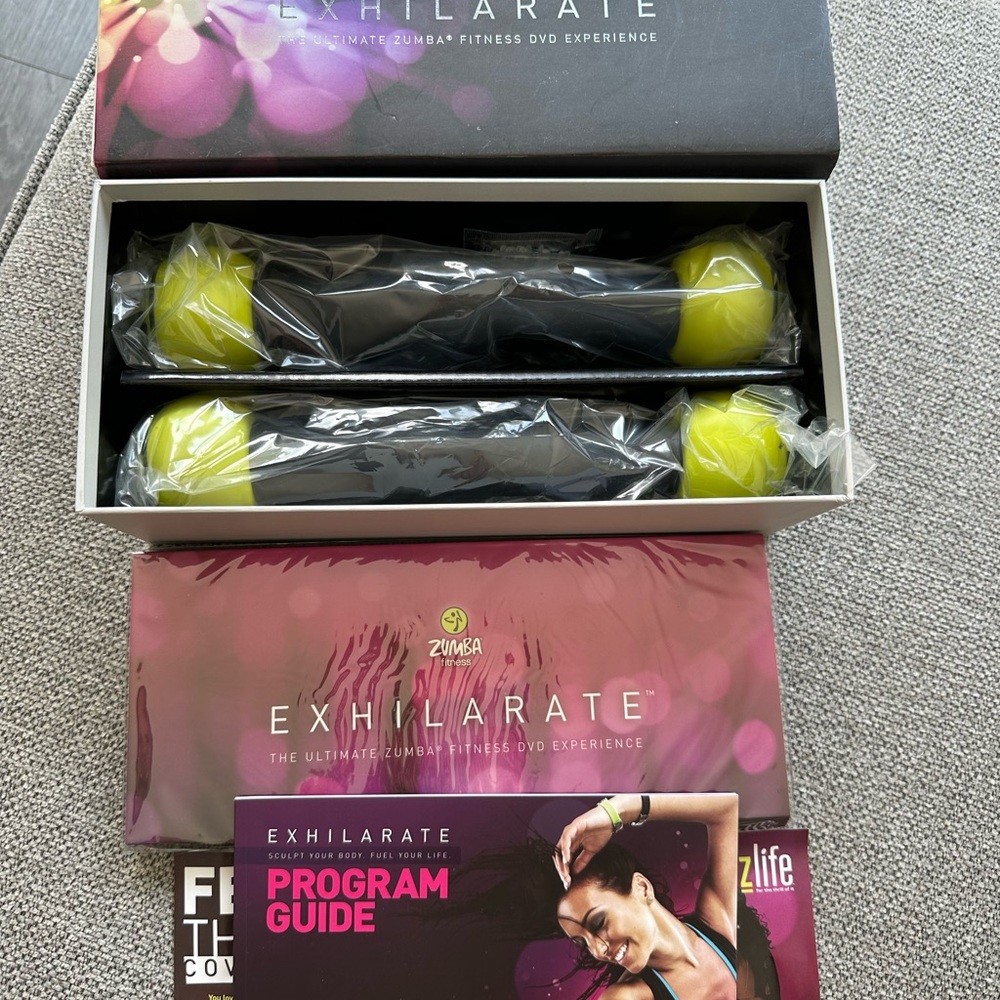NIB Zumba Fitness Exhilarate - DVD set